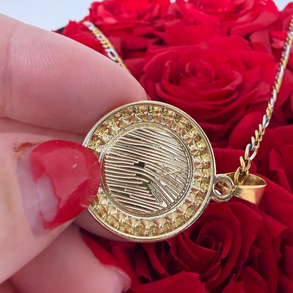 SOLD Louis Vuitton UPCYCLED pendant necklace - Picture 3 of 4